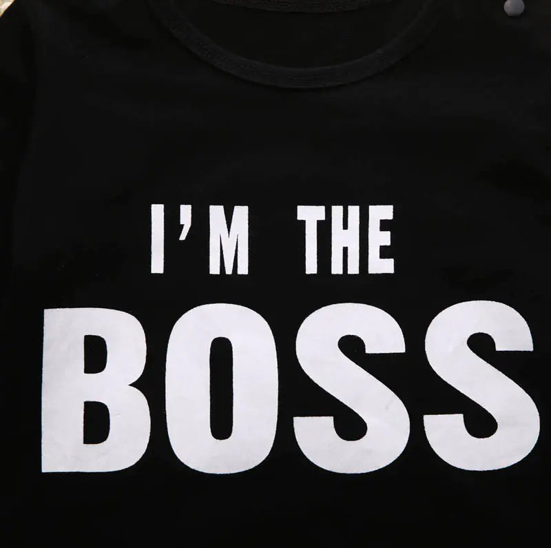 Comfortable Clothes Online™ Long Sleeve – Baby Boss Outfit