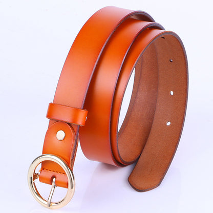 Women's Vintage Leather Belt New Women's Fashion Vintage Leather Belt