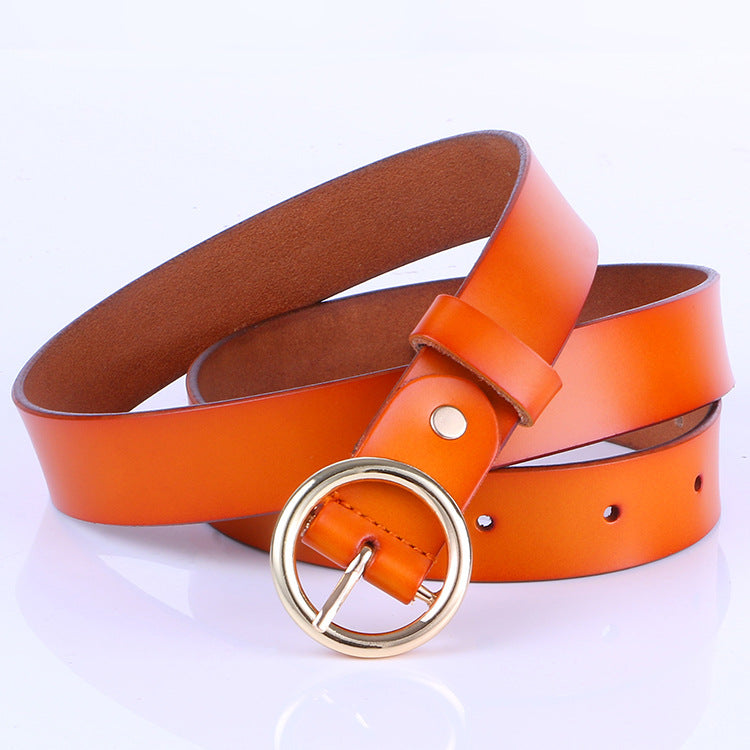 Women's Vintage Leather Belt New Women's Fashion Vintage Leather Belt