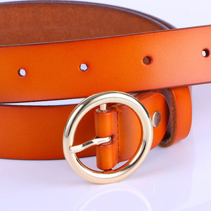 Women's Vintage Leather Belt New Women's Fashion Vintage Leather Belt