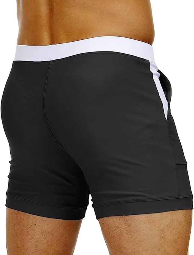 Comfortable Clothes Online™ Sport Shorts – Black Swimwear Men