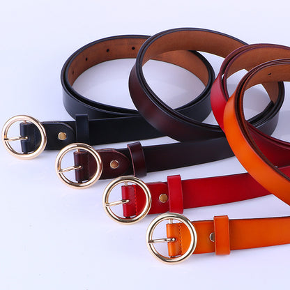 Women's Vintage Leather Belt New Women's Fashion Vintage Leather Belt