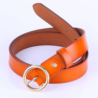 Women's Vintage Leather Belt New Women's Fashion Vintage Leather Belt