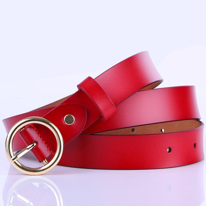 Women's Vintage Leather Belt New Women's Fashion Vintage Leather Belt